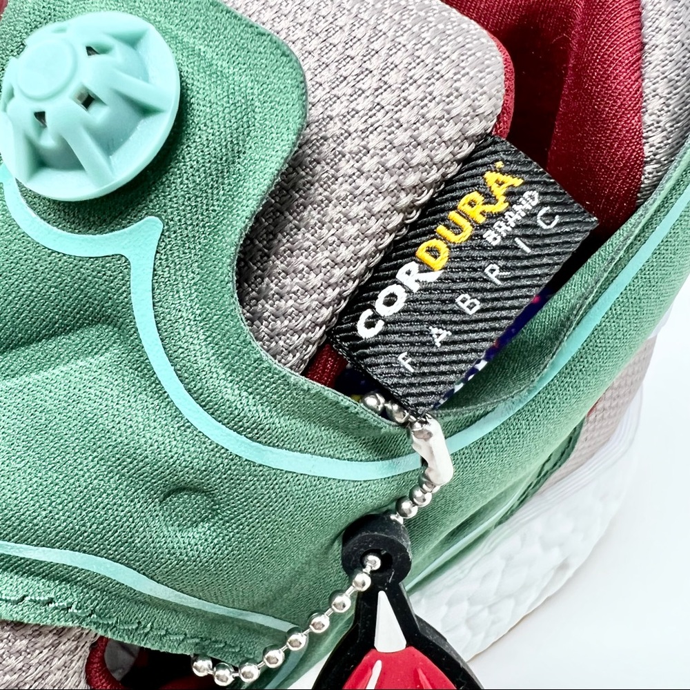 Reebok x adidas x BBC INSTAPUMP FURY BOOST GREEN Low Top Athletic Sneakers - Picture 8 of 15
